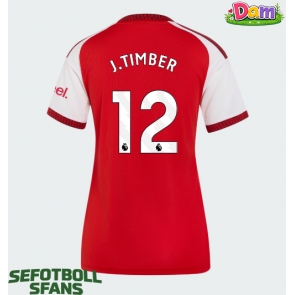 Arsenal Jurrien Timber #12 Hemmatröja Kvinnor 2026-27 Kortärmad